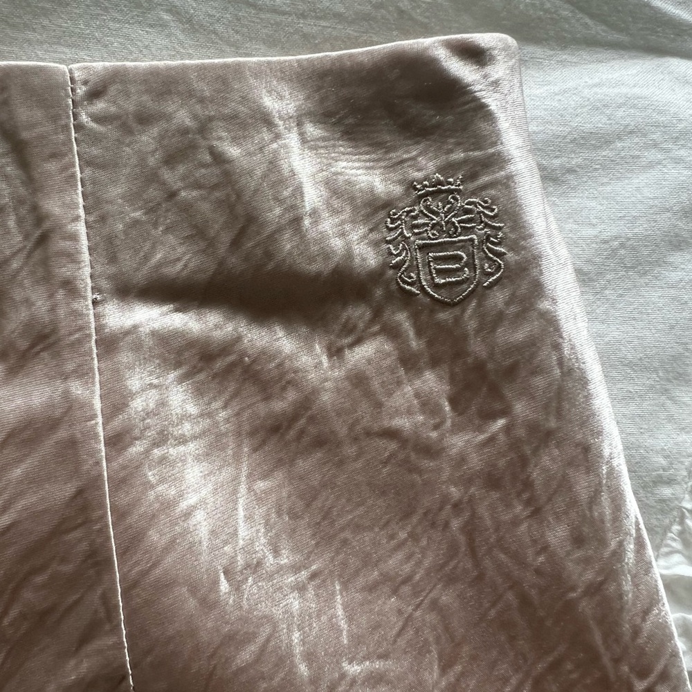 Aritzia Satin Mini Skirt in Blush Pink - Picture 3 of 5